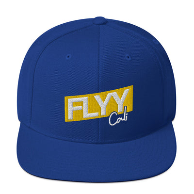 The FLYY Signature Snapback Hat (Cali Blue/Gold)