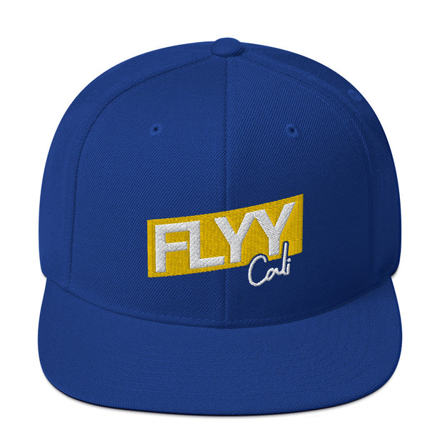 The FLYY Signature Snapback Hat (Cali Blue/Gold)