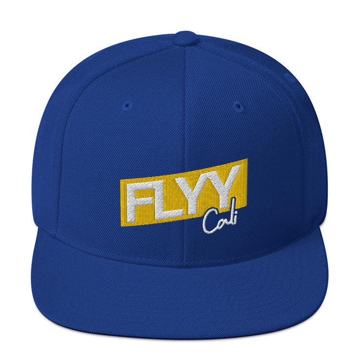 The FLYY Signature Snapback Hat (Cali Blue/Gold)